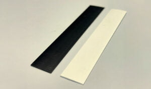 Perfil Extensor de PVC para Marcos Angostos de Ventanas - Blanco/negro